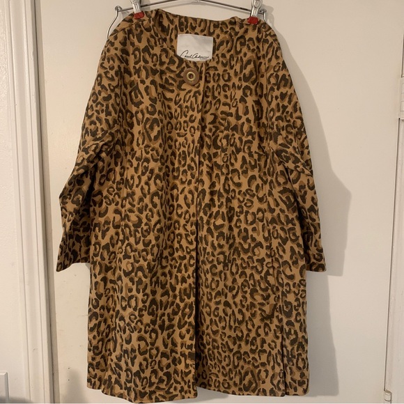 Carol Anderson by Invitation Brown & Black Jacket Cheetah Print One Button - Picture 1 of 9
